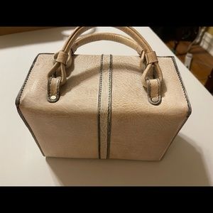 Vintage Rosenfield made in Italy Train Case Purse.